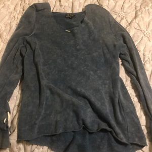 Distressed sweatshirt